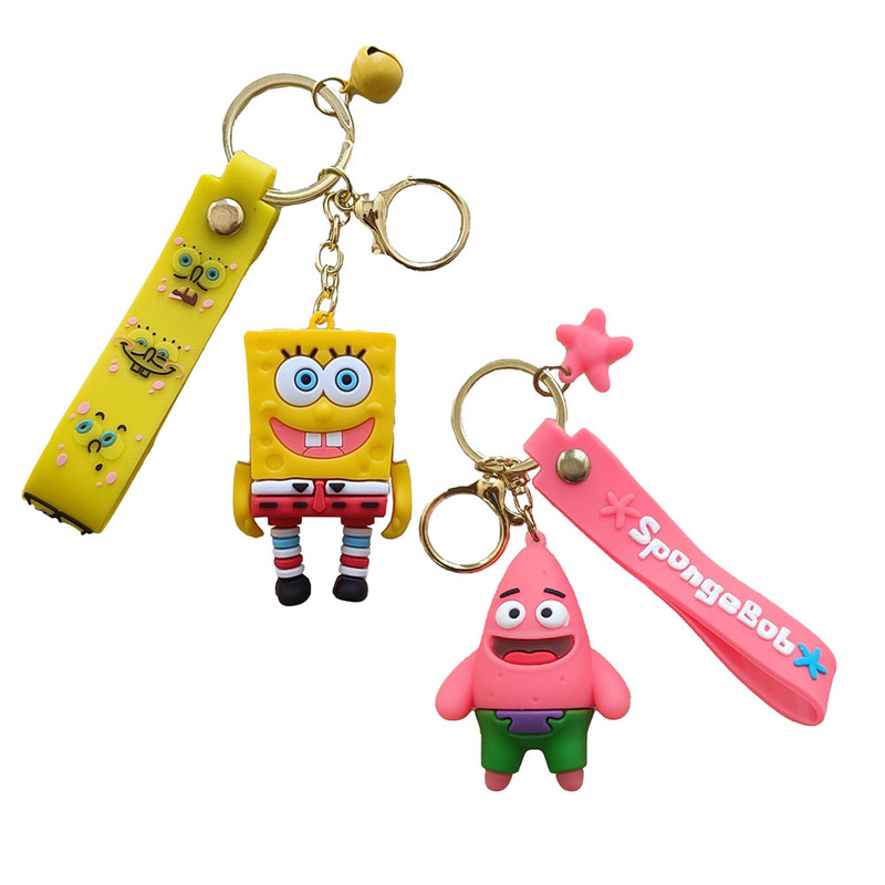 جاکلیدی مدل سیلیکونی باب اسفنجی و پاتریک مجموعه 2 عددی