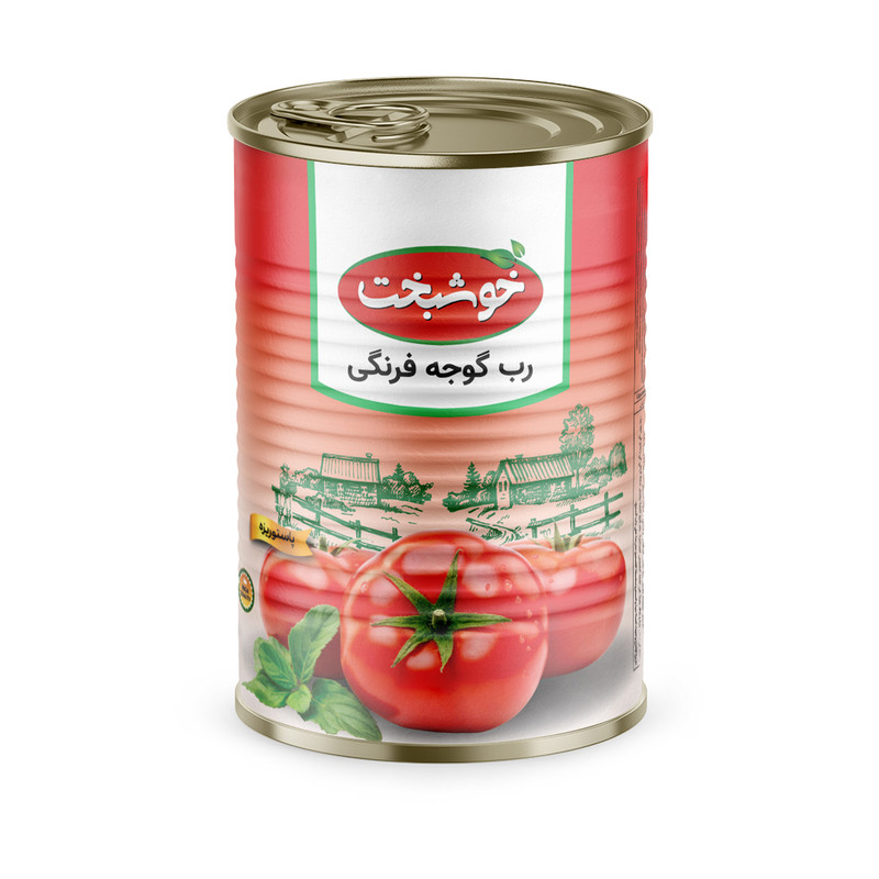خرید و قیمت رب گوجه فرنگی خوشبخت - 400 گرم
