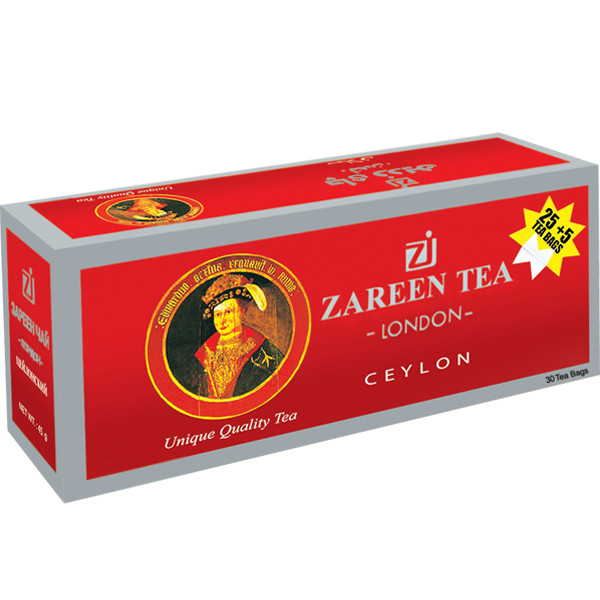 چای سیلان ساده تی بگ زرین بسته 30 عددی