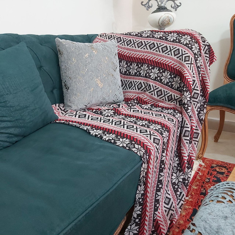 شال مبل مدل سرخ پوستی سایز 140*200 سانتی متر