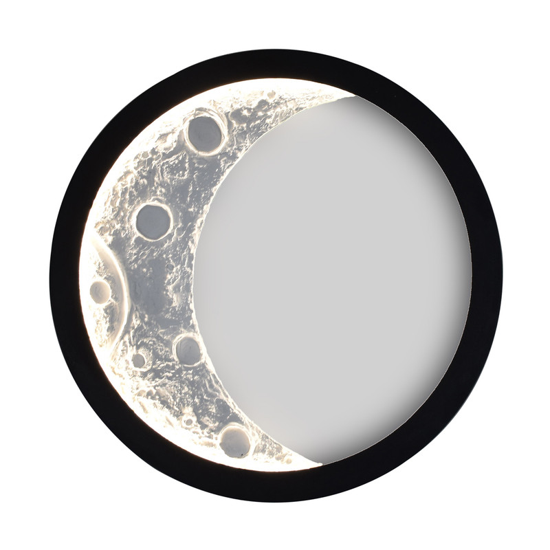 تابلو نوری مدل آینه هلال ماه کد m10020