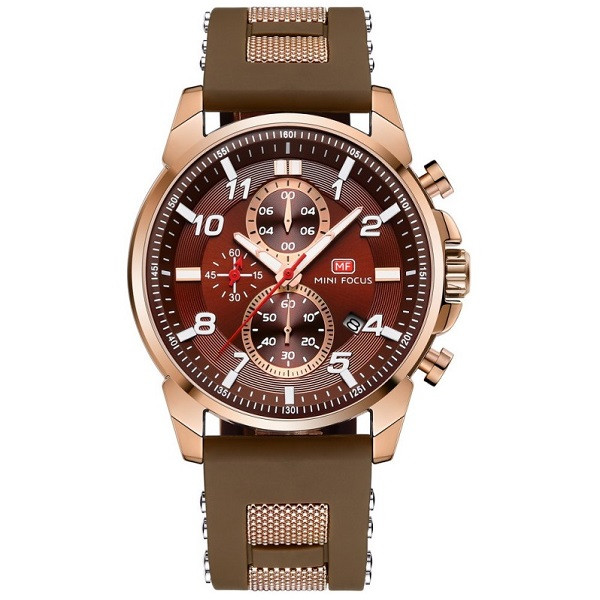 خرید و قیمت ساعت مچی عقربهای مردانه مینی فوکوس مدل 0268BRN