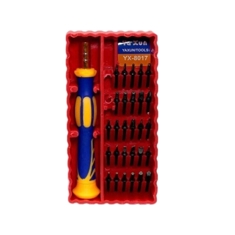 خرید و قیمت مجموعه 28 عددی سری پیچ گوشتی یاکسون مدل yx-8017B