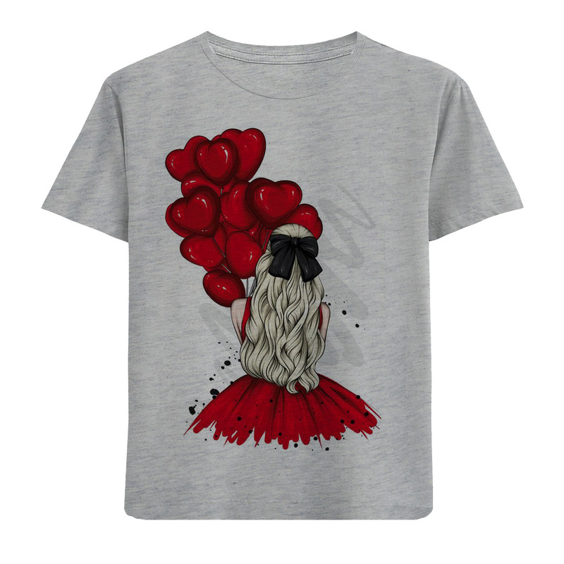 تی شرت آستین کوتاه بچگانه مدل عروس M27