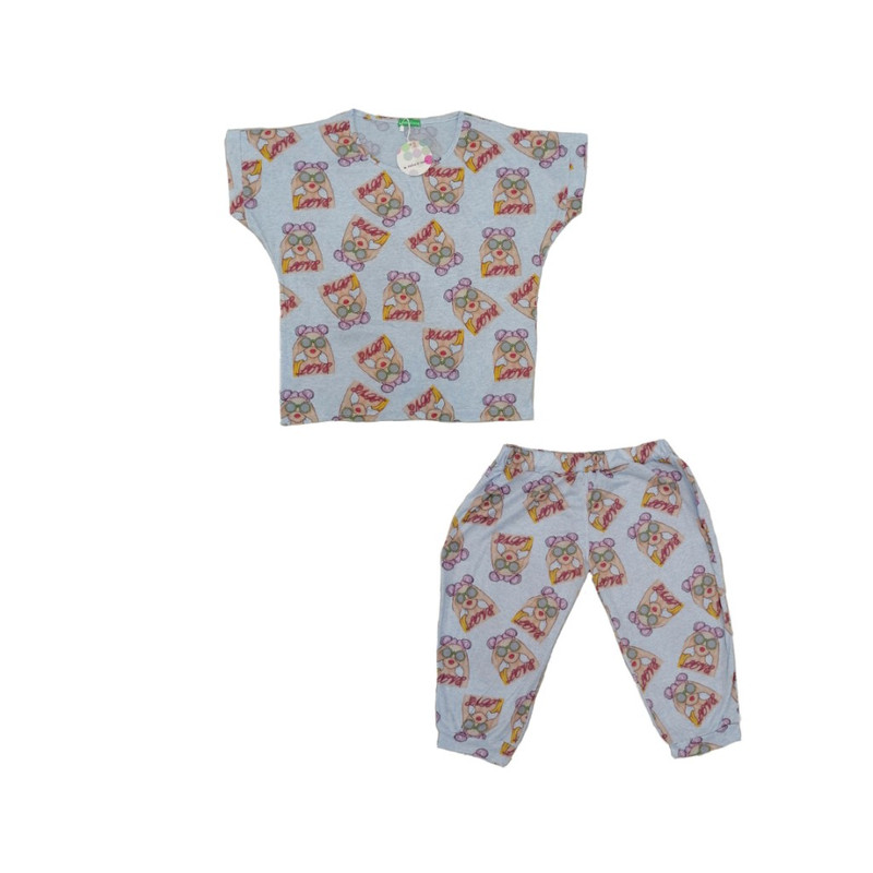 ست تی شرت و شلوار زنانه مدل دختر