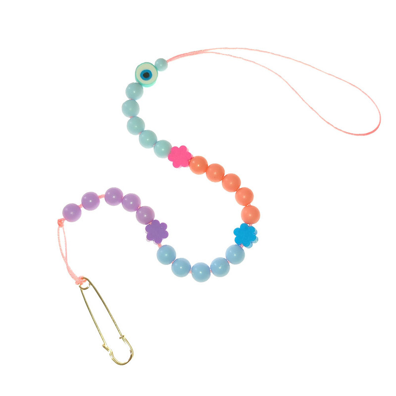 زنجیر پستانک لیمونار گالری مدل شکوفه کد 01