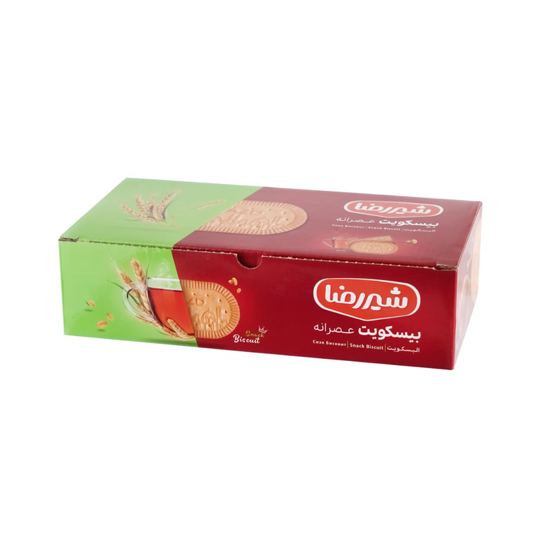 بیسکویت عصرانه شیررضا - 600 گرم