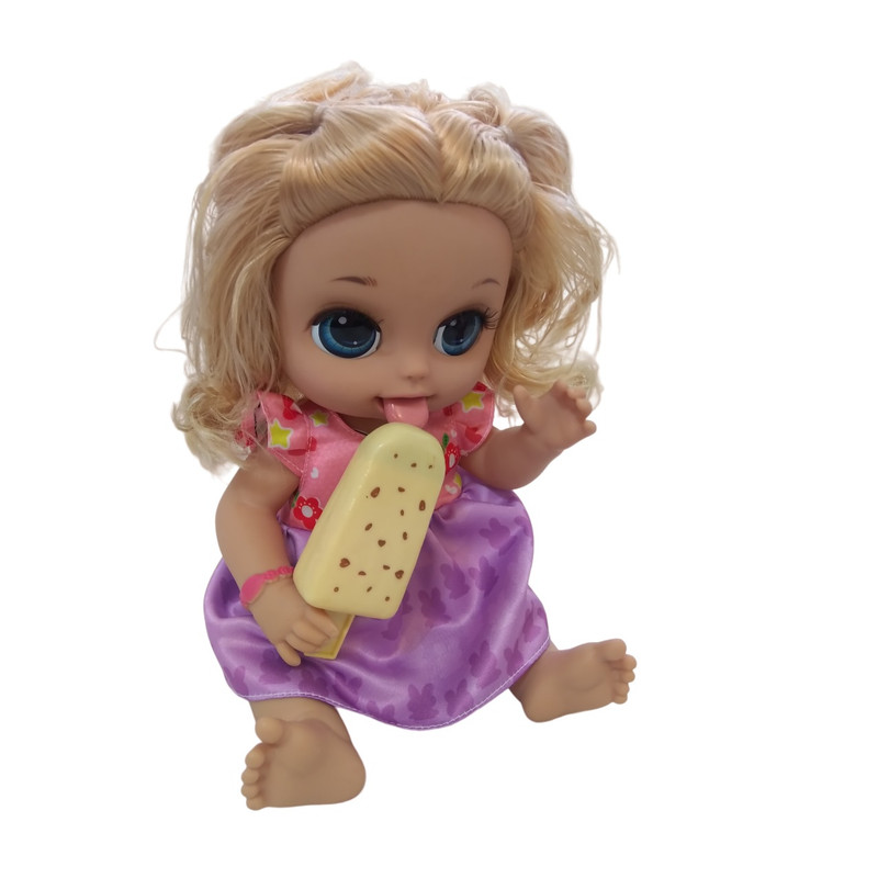 عروسک مدل بستنی خور ارتفاع 34 سانتیمتر