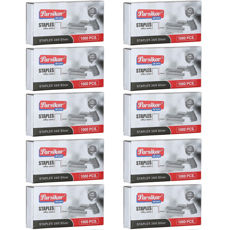 سوزن منگنه پارسیکار مدل silver کد 24-6 بسته 10 عددی