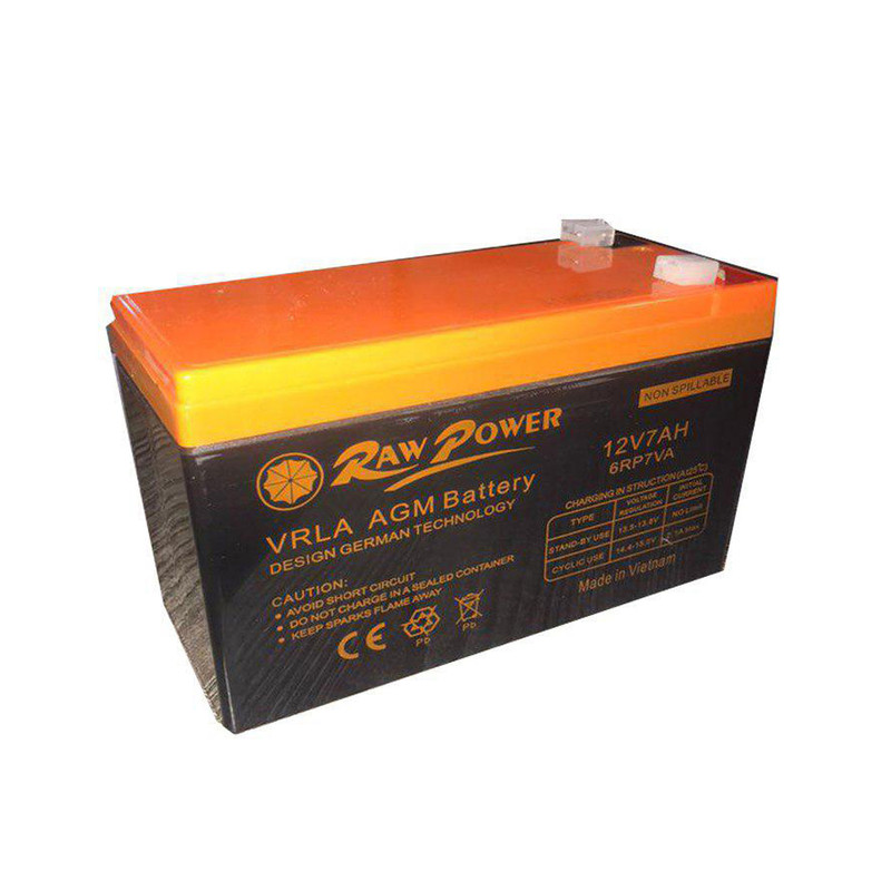 خرید و قیمت باتری یو پی اس 12 ولت 7 آمپر ساعت راو پاور مدل RW 12-7
