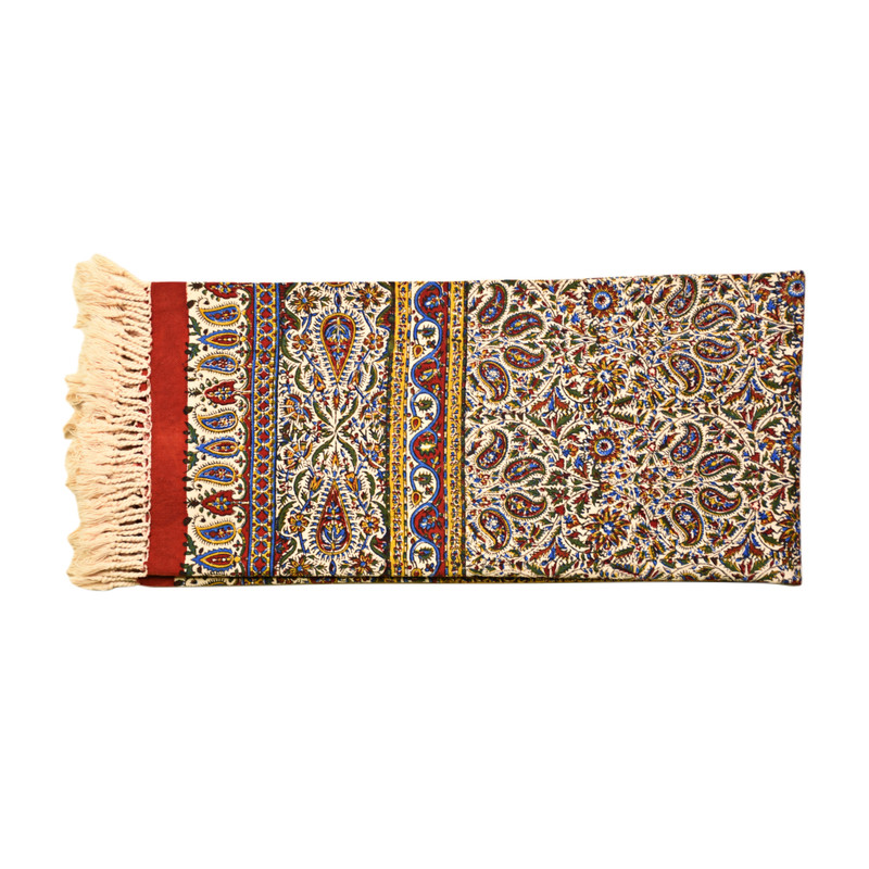 رومیزی قلمکار صدر مدل چهار شاخه کد 100