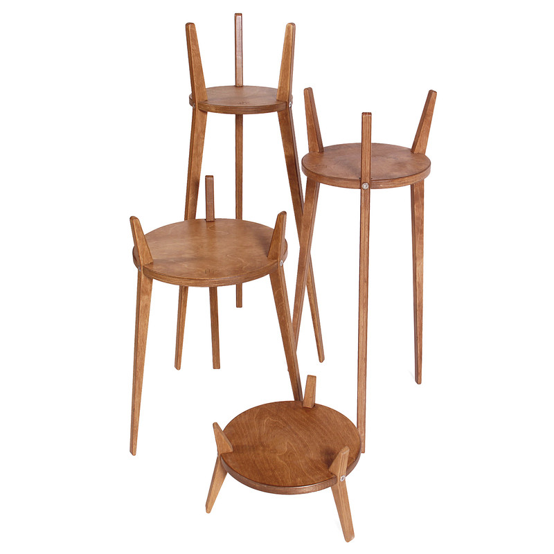 خرید و قیمت استند گلدان ریتون مدل دلتاگراف مجموعه 4 عددی