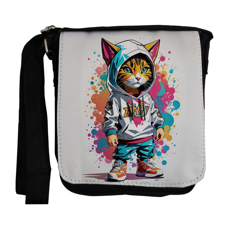 خرید و قیمت کیف دوشی بچگانه طرح گربه کد dko264