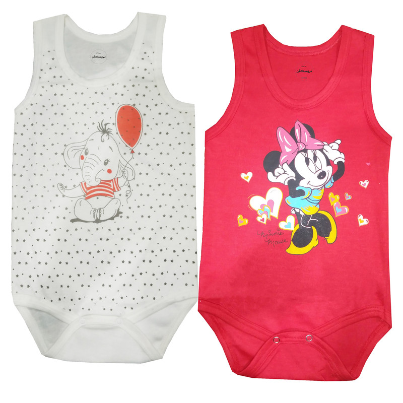 بادی نوزادی تروسکان مدل mikimoc مجموعه دو عددی