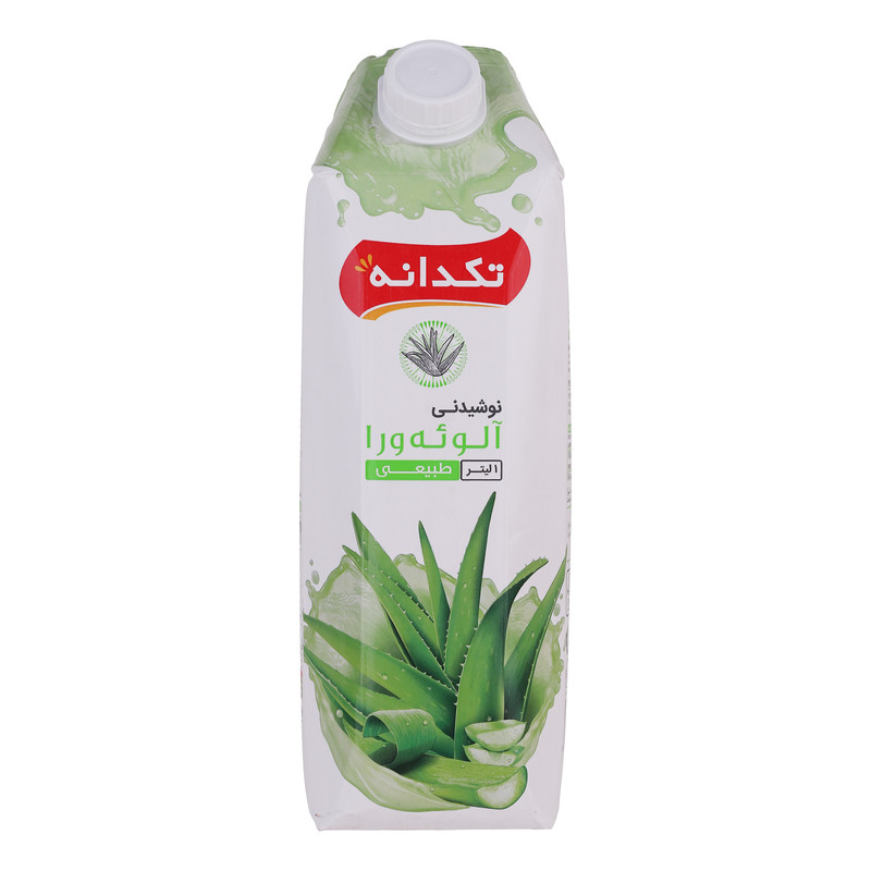 نوشیدنی آلوئه ورا تکدانه - 1 لیتر