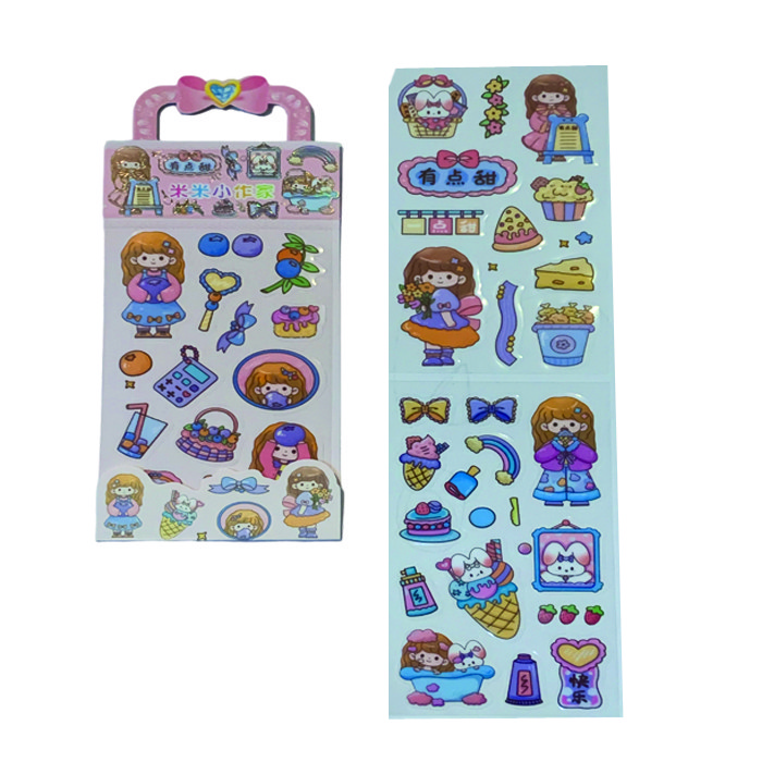 برچسب طرح فانتزی بسته 3 عددی کد 764