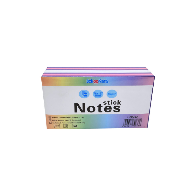 خرید و قیمت کاغذ یادداشت چسب دار اسکول فنس مدل 9233