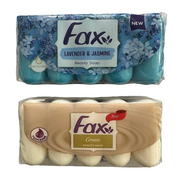 صابون شستشو فکس مدل گلی کرمی وزن 700 گرم مجموعه 2 عددی