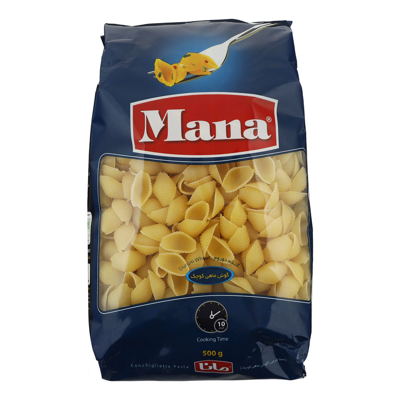ماکارونی فرمی گوش ماهی کوچک مانا - 500 گرم