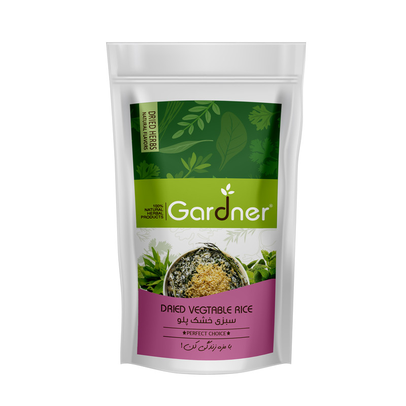 خرید و قیمت سبزی خشک پلو گاردنر - 100 گرم