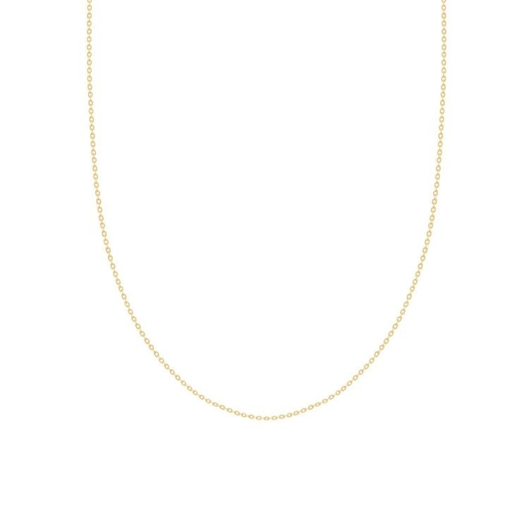 خرید و قیمت زنجیر طلا 18 عیار زنانه میو گلد طرح حلقهای مدل Z250