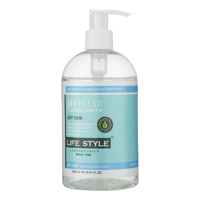 محلول پاک کننده آرایش لایف استایل مدل 03 حجم 500 میلی لیتر