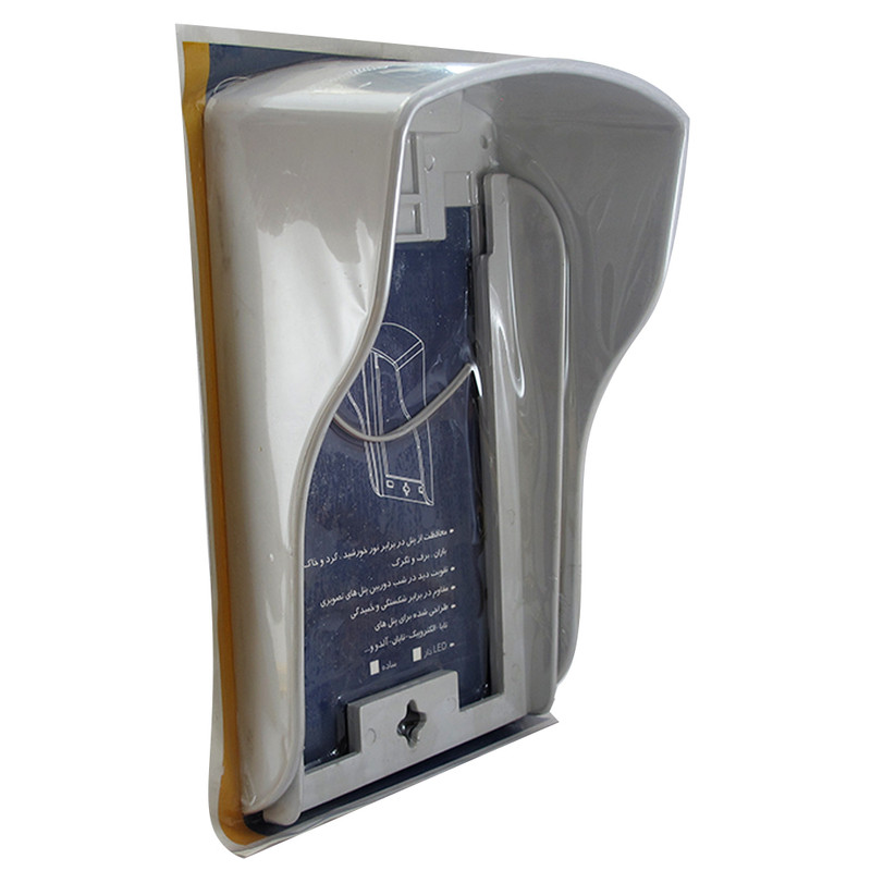 خرید و قیمت محافظ و باران گیر پنل آیفون مدل چراغ دار