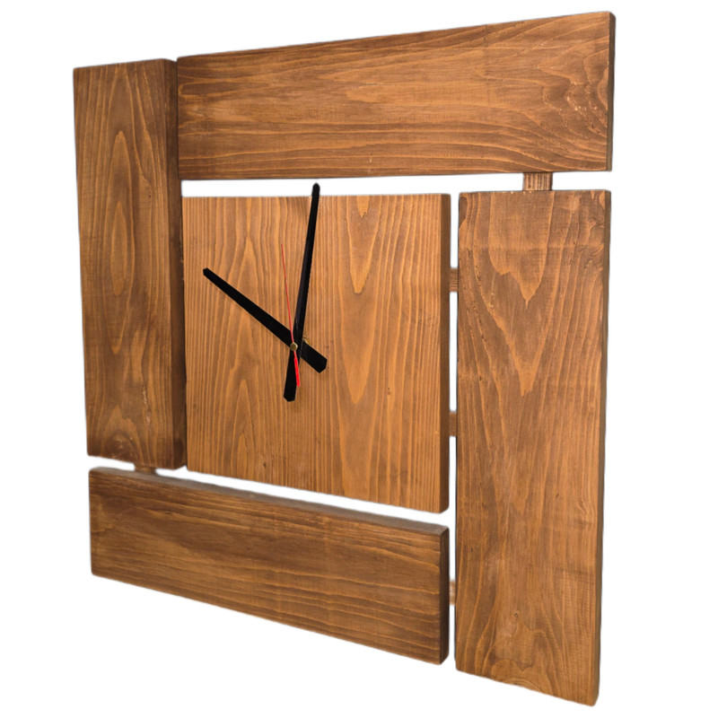 خرید و قیمت ساعت دیواری مدل چوبی کد 50