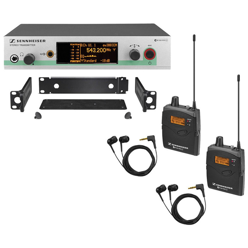 خرید و قیمت هدفون مانیتورینگ بی سیم سنهایزر مدل 2-ew-300 IEM-G3