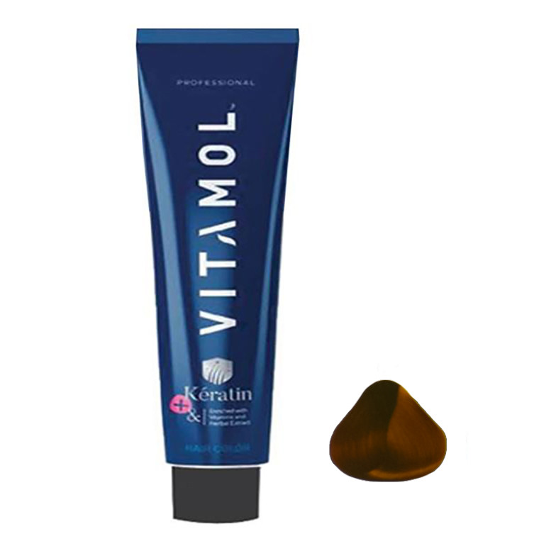 رنگ مو ویتامول سری intensive natural شماره 6.00 حجم 120 میلی لیتر رنگ بلوند تیره قوی
