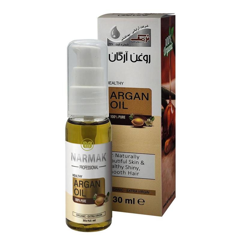 روغن آرگان نرمک طلایی مدل 001 حجم 30 میلی لیتر
