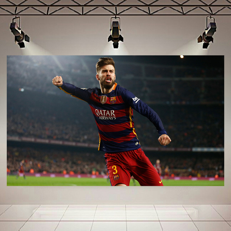 استیکر طرح باشگاه بارسلونا مدل جرارد پیکه کد AR1332