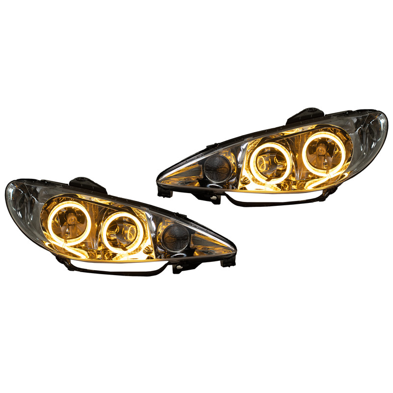 چراغ جلو خودرو گروه پژوهش صنعت مدرن مدل Pa1020 مناسب برای پژو 206 بسته دو عددی