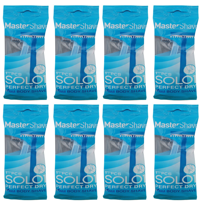 خود تراش مستر شیو مدل سولو بسته 8 عددی