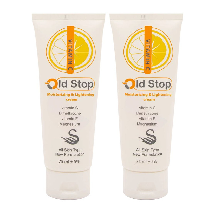 خرید و قیمت کرم روشن کننده اولد استاپ مدل LG2 حجم 75 میلی لیتر مجموعه دو عددی