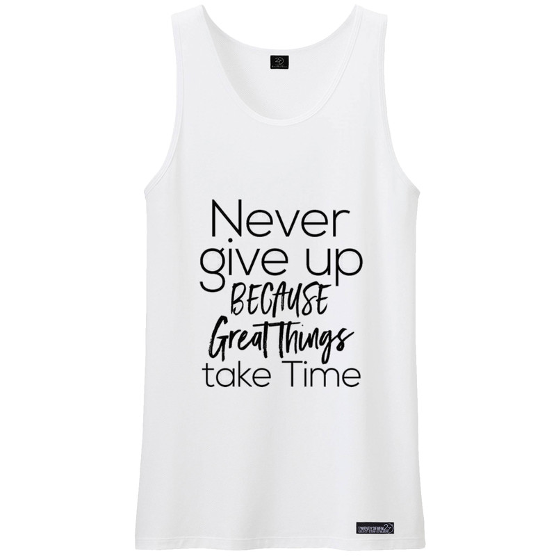 تاپ مردانه 27 مدل NEVER GIVE UP کد WN1209