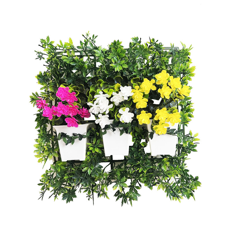 دیوارپوش مدل سه گلدان مجموعه 2 عددی