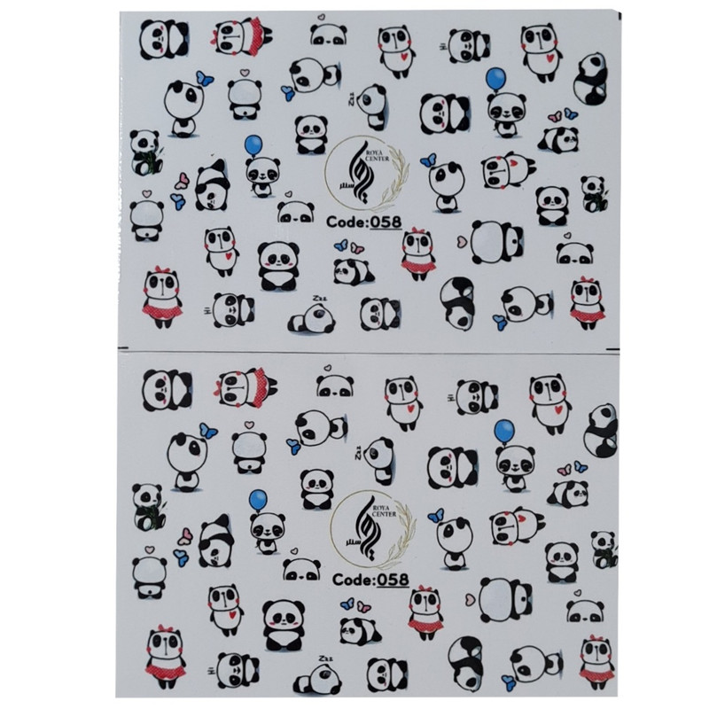 برچسب لنز ناخن رویاسنتر مدل 058LL مجموعه 2 عددی