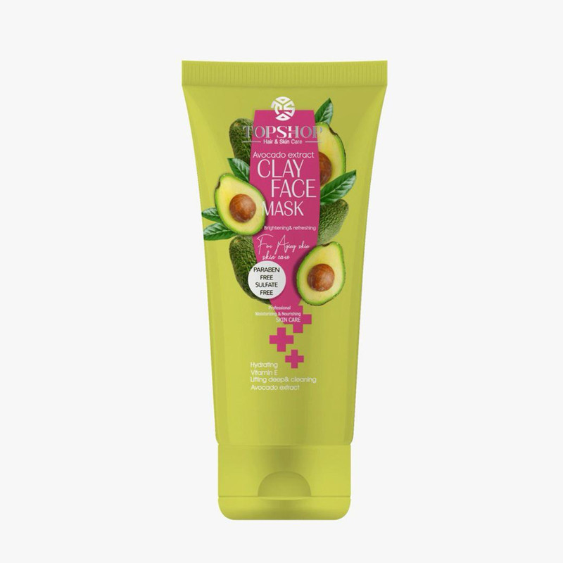 خرید و قیمت ماسک صورت تاپ شاپ مدل خاک رس حجم 200 میلی لیتر