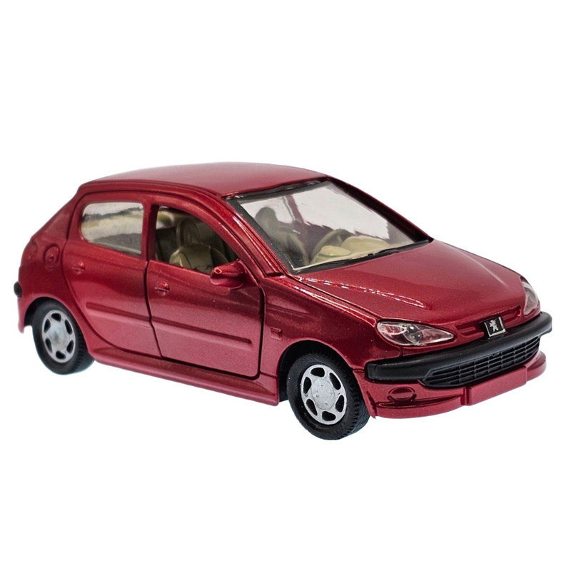 ماکت ماشین ناب سل مدل پژو ۲۰۶ فلزی طرح cream trim 01