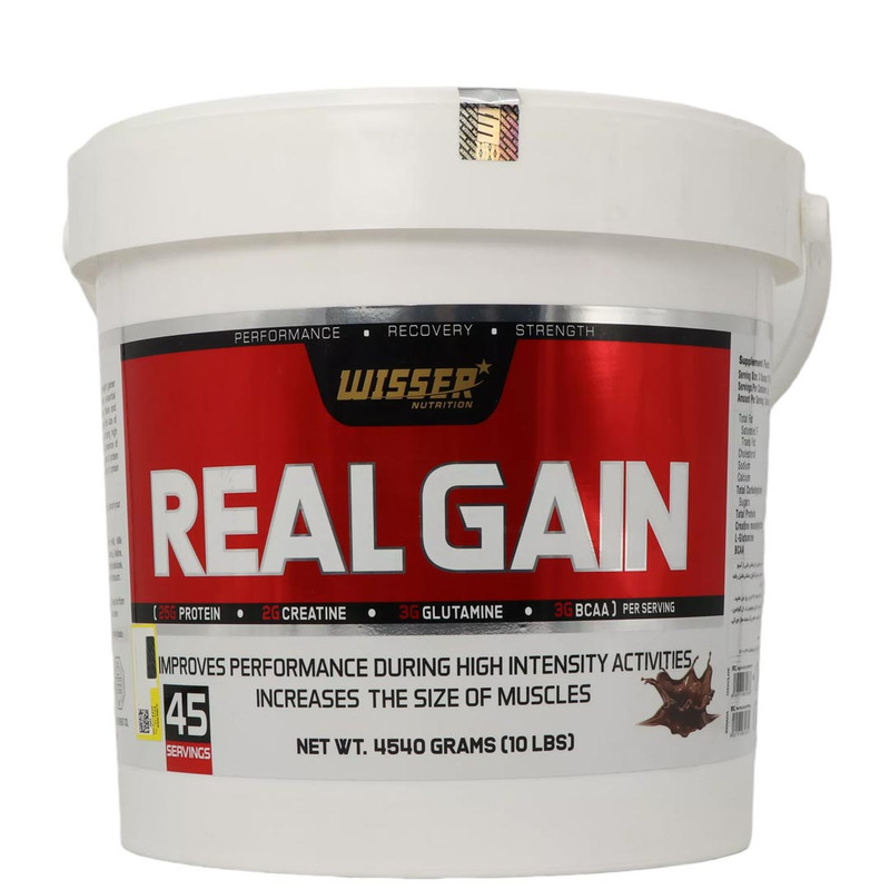 پودر رئال گین با طعم شکلات ویثر نوتریشن - 4540 گرم