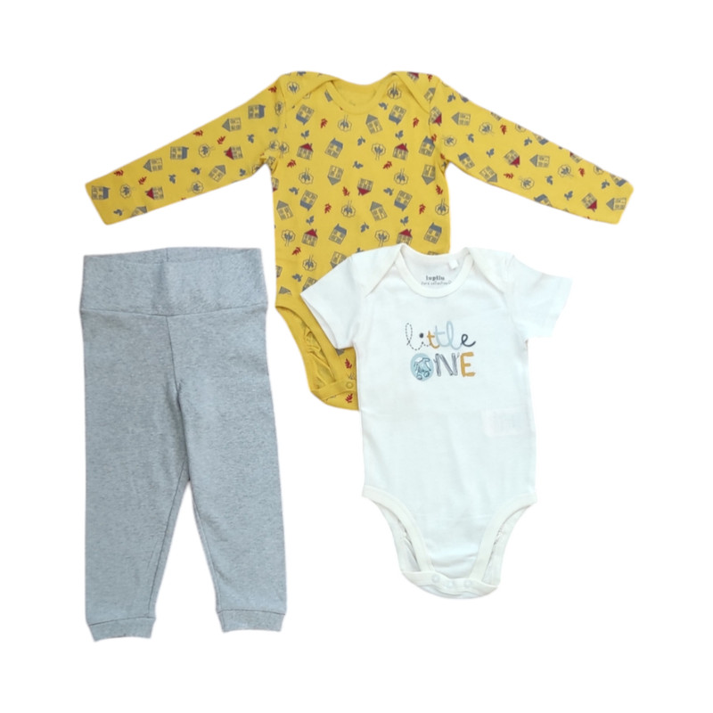 ست 3 تکه لباس نوزادی لوپیلو مدل A000