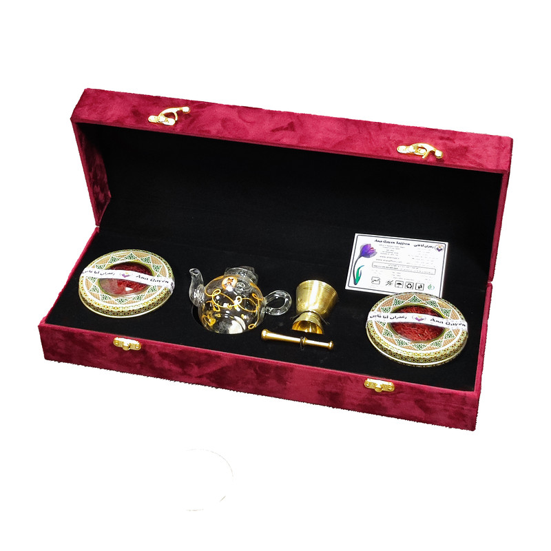 زعفران لوکس آنا قاین - 8 گرم به همراه هاون و قوری