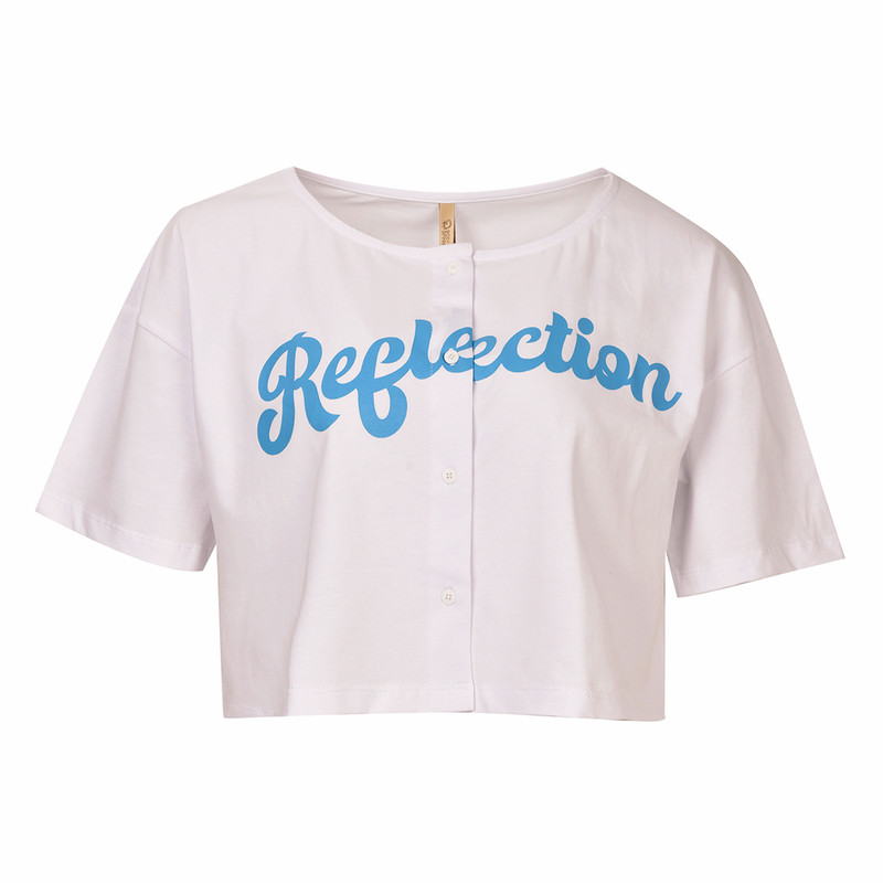 خرید و قیمت شومیز آستین کوتاه زنانه بادی اسپینر مدل 3501 کد 1 رنگ سفید