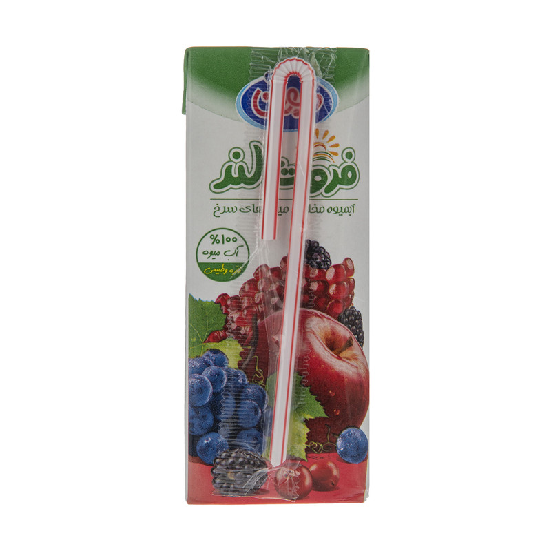 خرید و قیمت نوشیدنی مخلوط میوه های سرخ میهن حجم 200 میلی لیتر