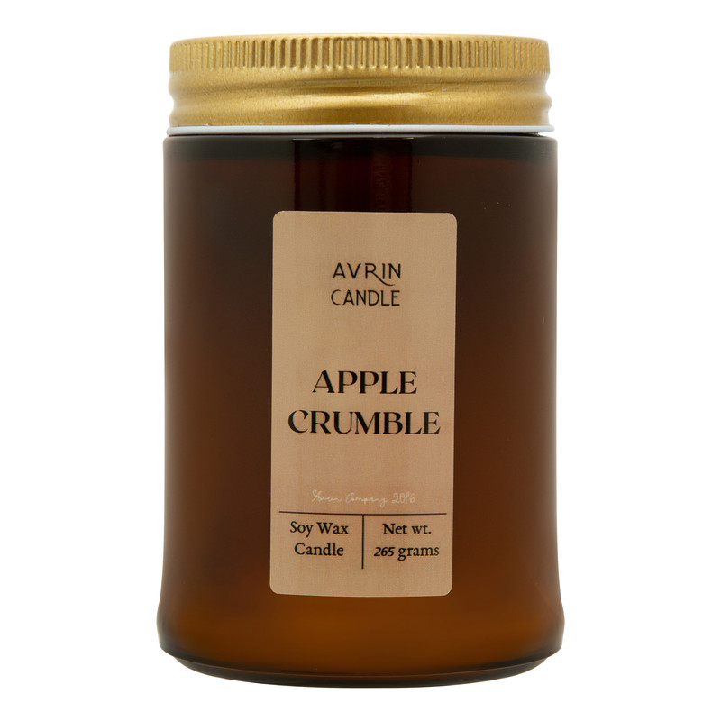 شمع سویا معطر مدل Apple Crumble