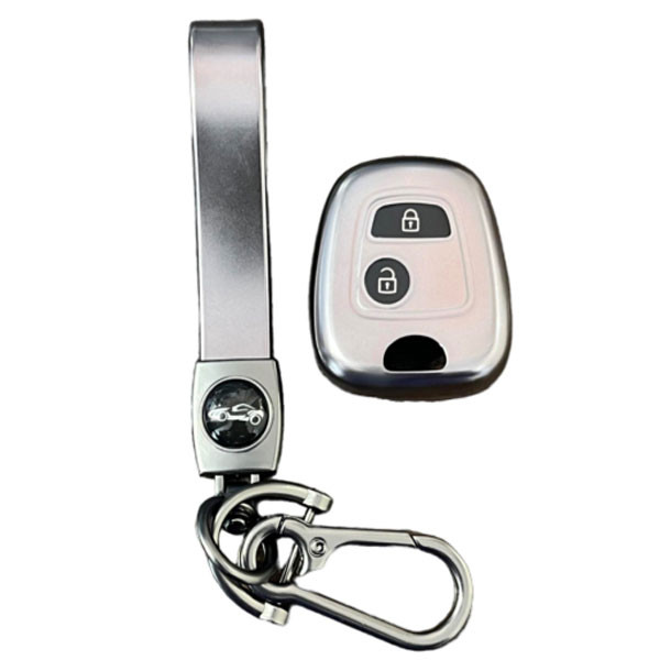 قاب ریموت و جاسوییچی خودرو چیکال مدل K-644-P-982 مناسب برای پژو 207 بسته 2 عددی