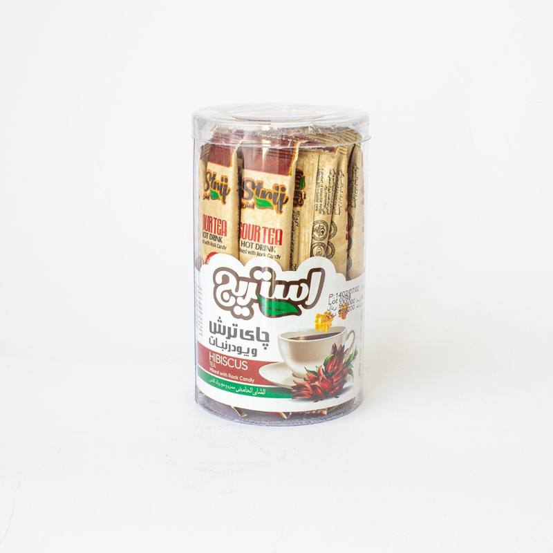 خرید و قیمت دمنوش چای ترش و پودر نبات استریج بسته 15 عددی