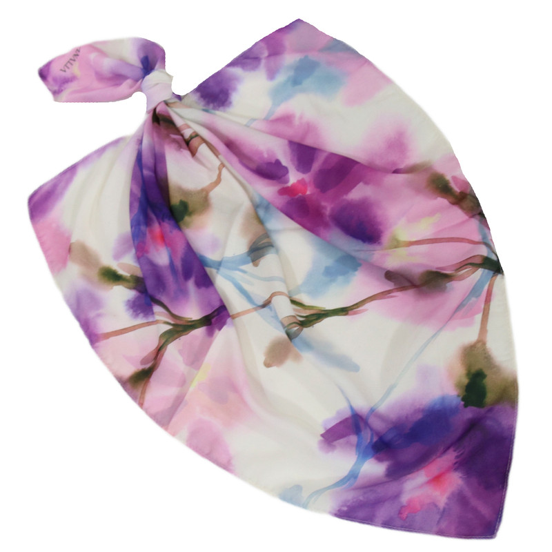 خرید و قیمت دستمال سر و گردن زنانه مدل مینی اسکارف عروسکی طرح جدید کد ana-2497