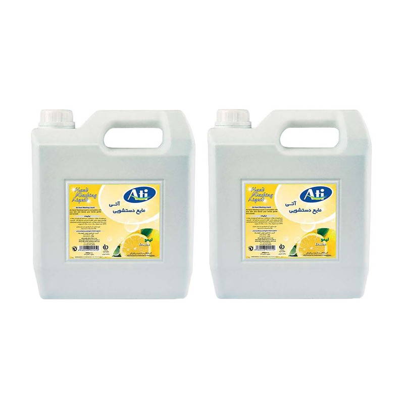 مایع دستشویی آتی مدل لیمو حجم 4000 میلی لیتر بسته 2 عددی